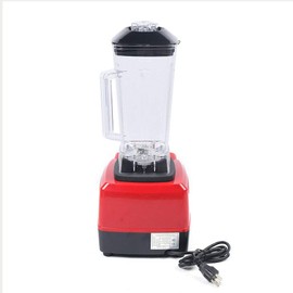 Household Grade Blender Mixer 2L Transparent Container Juicer Smoothie Blender for Shakes Smoothies Food Prep for Kitchen, 110 V (Red)