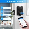 KNOBWELL Keyless Entry Door Lock, 4 in 1 Smart Fingerprint