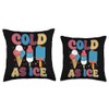 Cold As Ice Throw Pillow