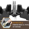 moonoom moonoom 2-in-1 Mitre Measuring Cutting Tool, Miter Saw Protractor