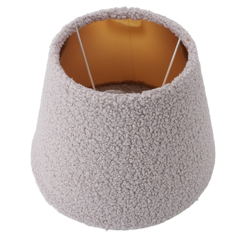 Table Lamp Shade Plush Cloth Tapered Simple Exquisite Lampshade for