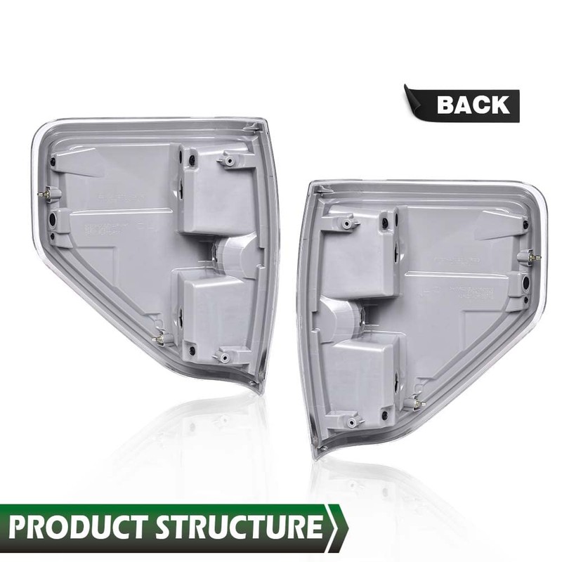 GRAND ORANGE Tail Lights Assembly Rear Lights Compatible with 2009-2014