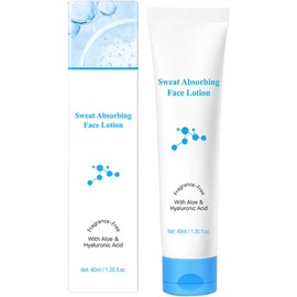 Crema de cara mate hidratada, tóner de alivio, aceite limpiador de espuma, contiene aloe y hialurónico, no graso, se seca rápidamente, 40ml / 1.35fl.oz