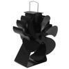 Fireplace Stove Fan 6 Blades Quiet High Temperature Resistant Heat
