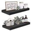 QEEIG Bathroom Shelves 24 inches Long Wall Shelf 24 x