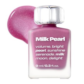 alternativestereo Lip Potion Milk Pearl Gloss No.3 Lavendar Moon | High Shine Gloss with Light Plumping & Gem Glitter | 0.3 Oz