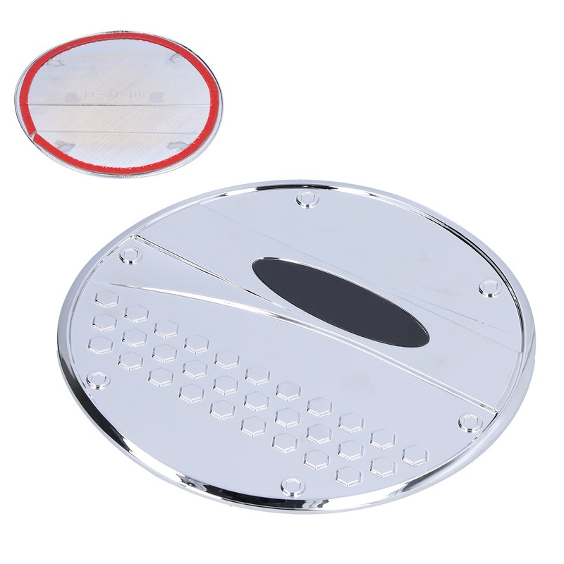 Fuel Tank Cover Trim Gas Cap Lid Chrome Decoration Replacement