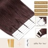 Loxxy 14Inch Tape in Hair Extensions Human Hair Real Remy