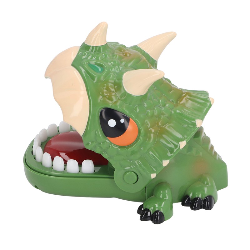 Finger Biting Prank Toy Dinosaur Shaped Interesting Interactive Press Teeth