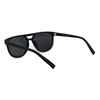 Mens TR90 Classic Polarized Racer Fashion Sunglasses Matte Black Solid