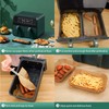 400Pcs Air Fryer Liners Disposable for Dual Basket, 8x5.5 Inch