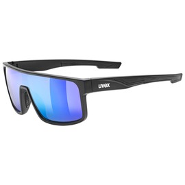 Uvex LGL 51 Sunglasses, Black Matte (Green), One Size Fits Most