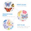 Vaguelly 20Sheets Butterflies Temporary Stickers Butterfly Decals for Adults Party