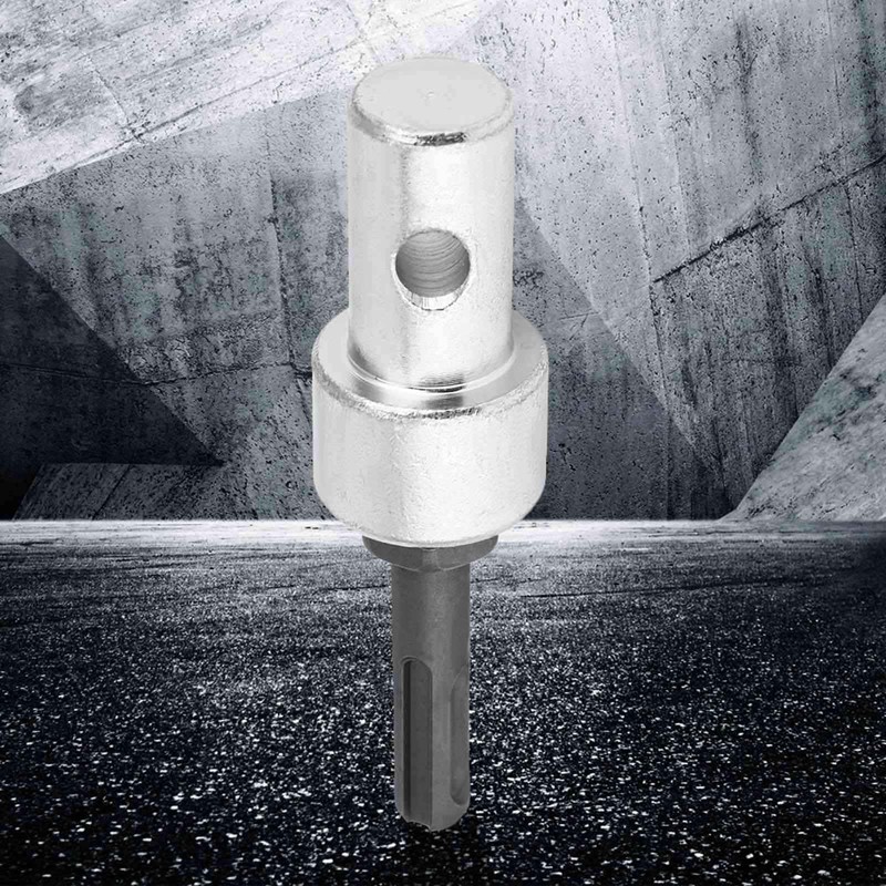 Moofey Ice Auger Drill Adapter, Earth Auger Drill Bit Attachment,