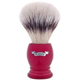 Plisson Mother of Pearl White Fibre Shaving Brush Size 12