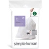 simplehuman Custom Fit Trash Can Liner C (20 ct), 3-pack
