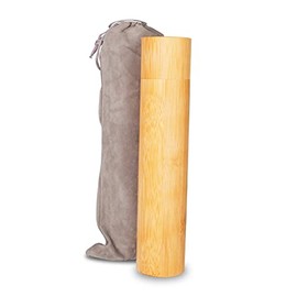 Small Bamboo Scattering Urn Tube for Human Ashes, 9’’X2’’ ECO & Biodegradable Friendly Mini Bamboo Spreading Cremation Tube Urn for Adult Male Female Pet Dog Cat Ashes