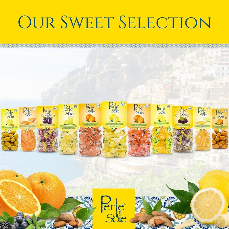 Perle di Sole Candy from Italy - Italian Fruit Jelly