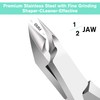 RoserRose Pack of 2 Nail Clippers, Nail Nippers for Toenails