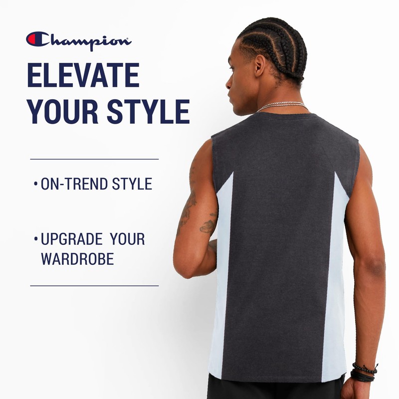 Champion Big and Tall Muscle T Shirts for Men -