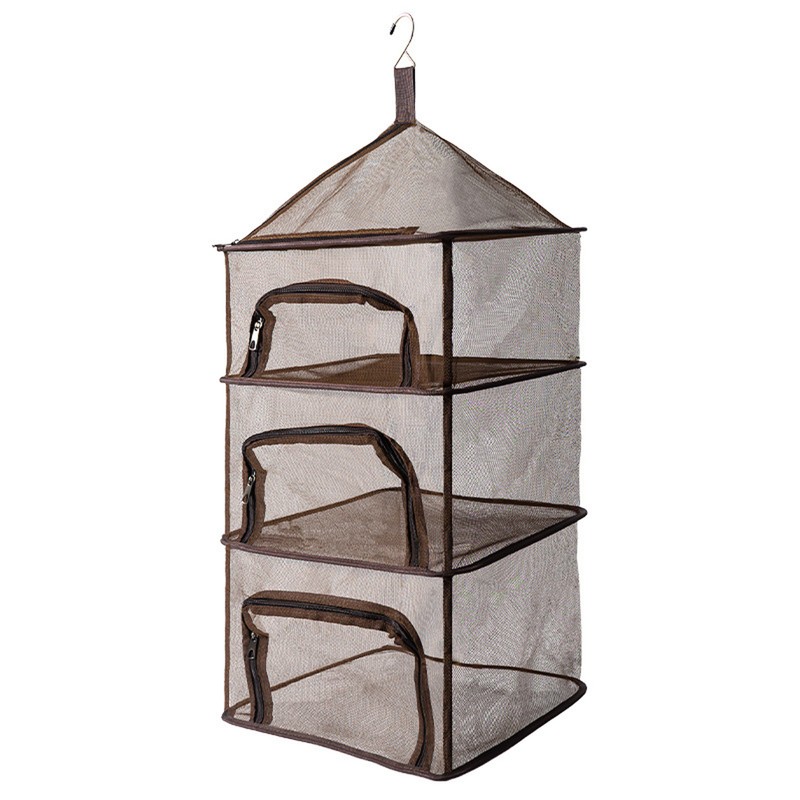 Outdoors Drying Net Foldable Drying Rack 4 Layers Fish Mesh