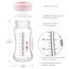 Maymom Wide-Mouth Milk Collection Storage and Feeding Bottle with Nipple,