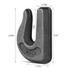 6Pack 3/8'' Weld-On Forged Clevis Grab Chain Hooks, Heavy Duty