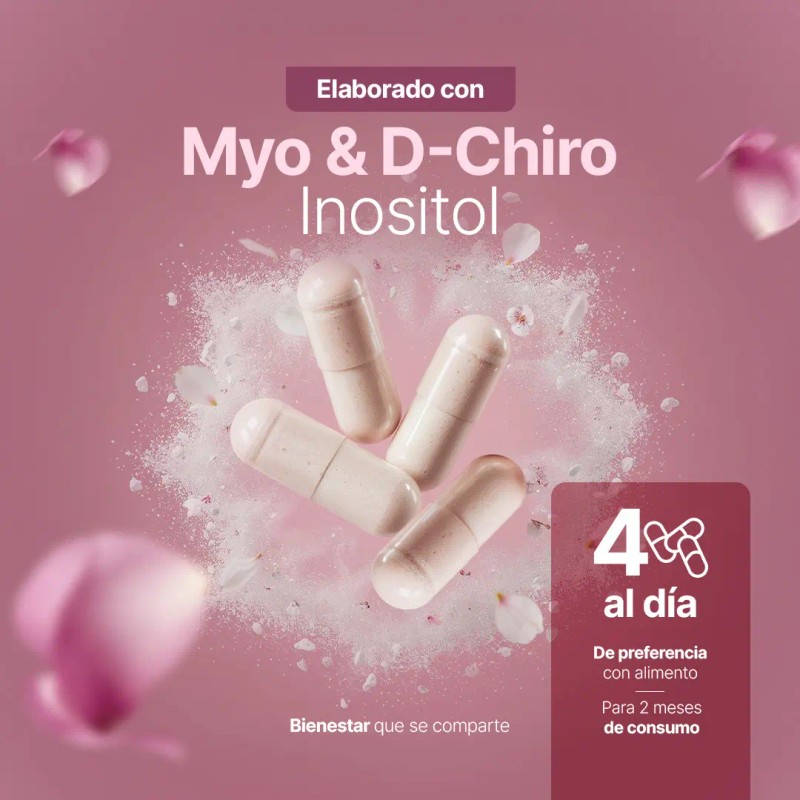 Myo Chiro Inositol 240 Cápsulas Ratio 2000mg Por Porción Apoya