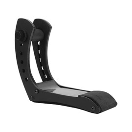 VBESTLIFE Ergonomic Electric Guitar Holder, 6 Position Height Adjustable, Footstool Leg Stand Electric Guitar Support Leg Stand (Black)