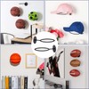 Jeinbuil Pack of 4 Wall Mount Ball Rack Ball Holder