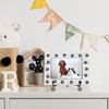 Zwsrplo Pet Picture Frame Paw Print Frame Memorial Gifts for