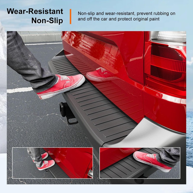 powoq Rear Bumper Step Pad Compatible with 2022-2025 Ford Maverick
