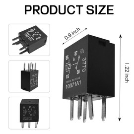 Wogomz 2 PCS Power Relay, 5 Pin Multi Purpose Auto Fuel Pump Relay, G8V-RH-1C7T-R-DC12 Automotive Relay, High Performance Heavy Duty Standard Relay Kit, Electrical System Relay Replacement