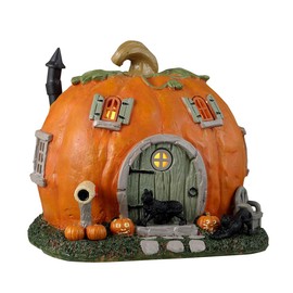 Lemax Pumpkin Cottage, AC Adaptable #34082