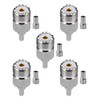 Vecys 5pcs SO-239 UHF Female Connector 50 Ohm SO239 Female