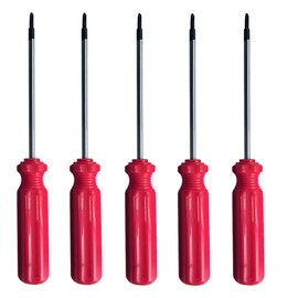 5-Pack Triwing Screwdriver Set Magnetic Point Y00 (2.0 mm) Tip, Magnetic Tri-Wing Screwdriver Set with Plastic Handle