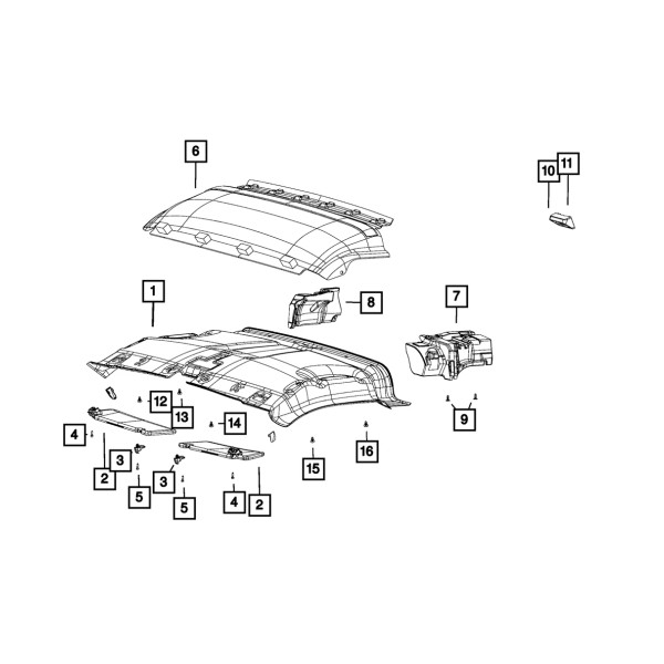 Mopar Genuine Mopar Push Pin 1ZR35LA6AA