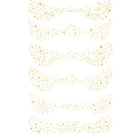 12 Pieces Girl Freckle Tattoo Stickers, Temporary Face Tattoo Waterproof Stickers, Gems Face Jewels for Music Carnival Party Makeup