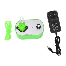 EVTSCAN Latest G628-1 Variable Speed Peristaltic Pump and 12V DC Motor 100-240V Power Supply for Aquarium Lab Analytic (4~18ml/min (G628-1-1) EU Plug)