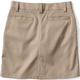 Lands' End School Uniform Girls Active Chino Skort Top of The Knee 12 Khaki