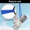 4pcs Ski Glove Straps, Polyester Strong Elasticity Sport Glove Safety