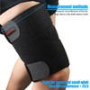 Luwint Youth Small Adult Thigh Hamstring Brace, Adjustable Compression Upper