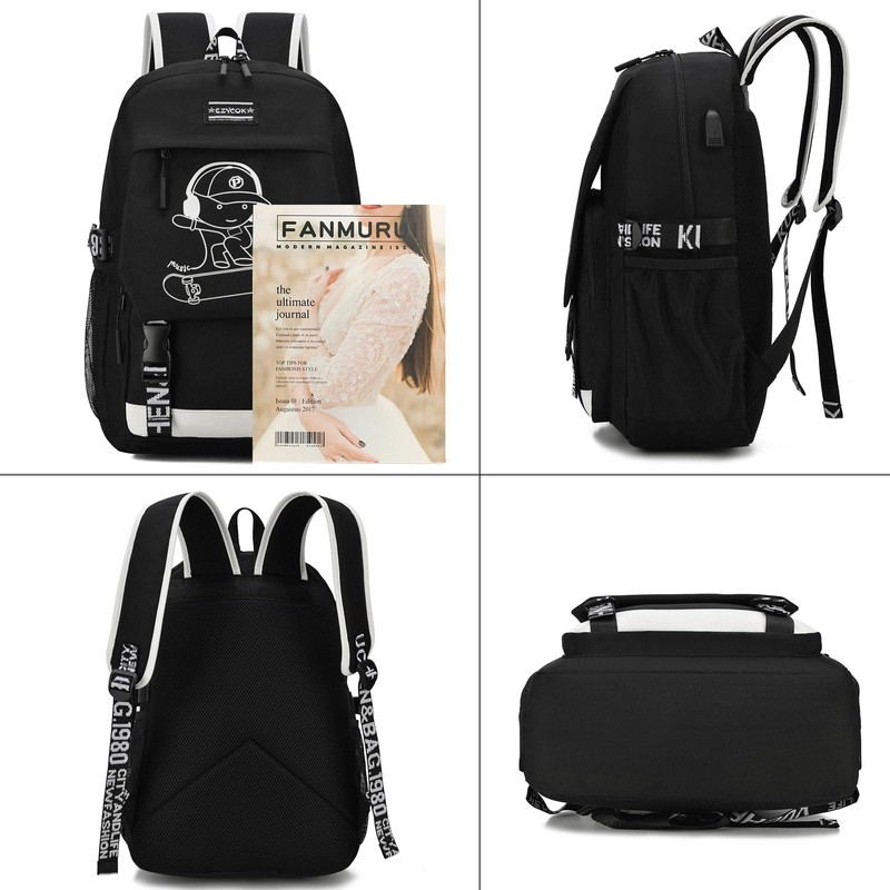 EZYCOK School Backpack for Boys, Water Resistant Kids Bookbag for