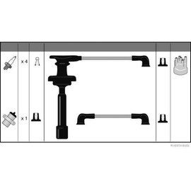 Herth+Buss Jakoparts J5381004 Zündleitungssatz