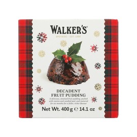 Walker’s Luxury Rich Fruit Pudding, 14.1 oz, Includes 1 Plum Pudding