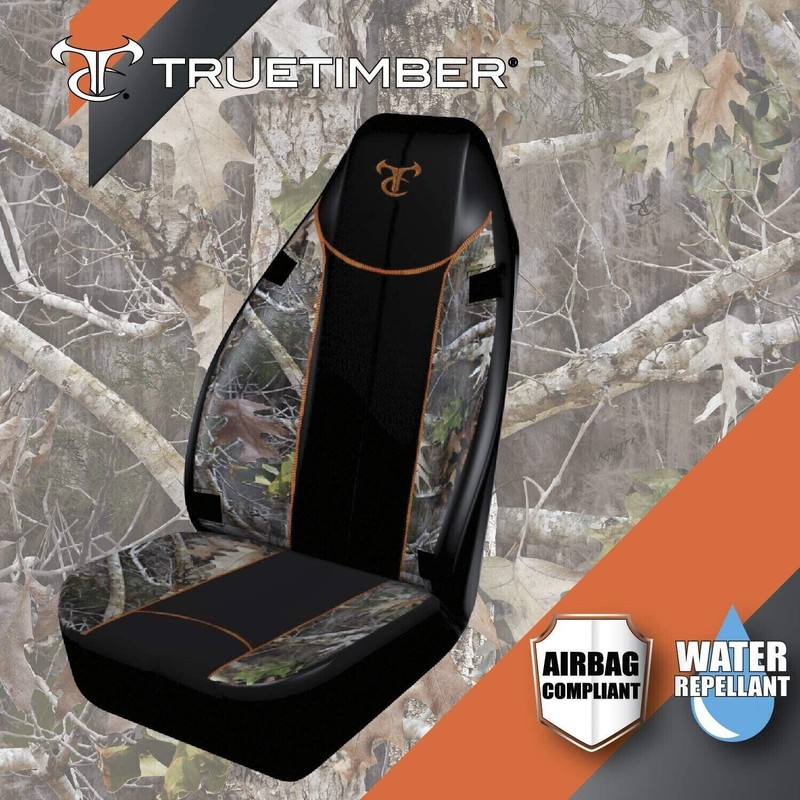 TrueTimber Kanati Camo Universal Front Seat Cover, 1-Pc.