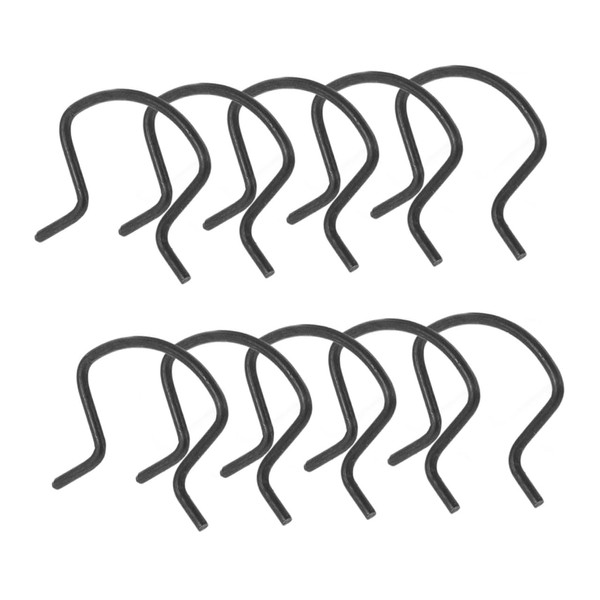 PartyKindom 15pcs Metal Window Crank Handle Retainer Clips Durable Replacement