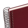 Spiral album BELLA VISTA uni 24/17 bordeaux with white pages