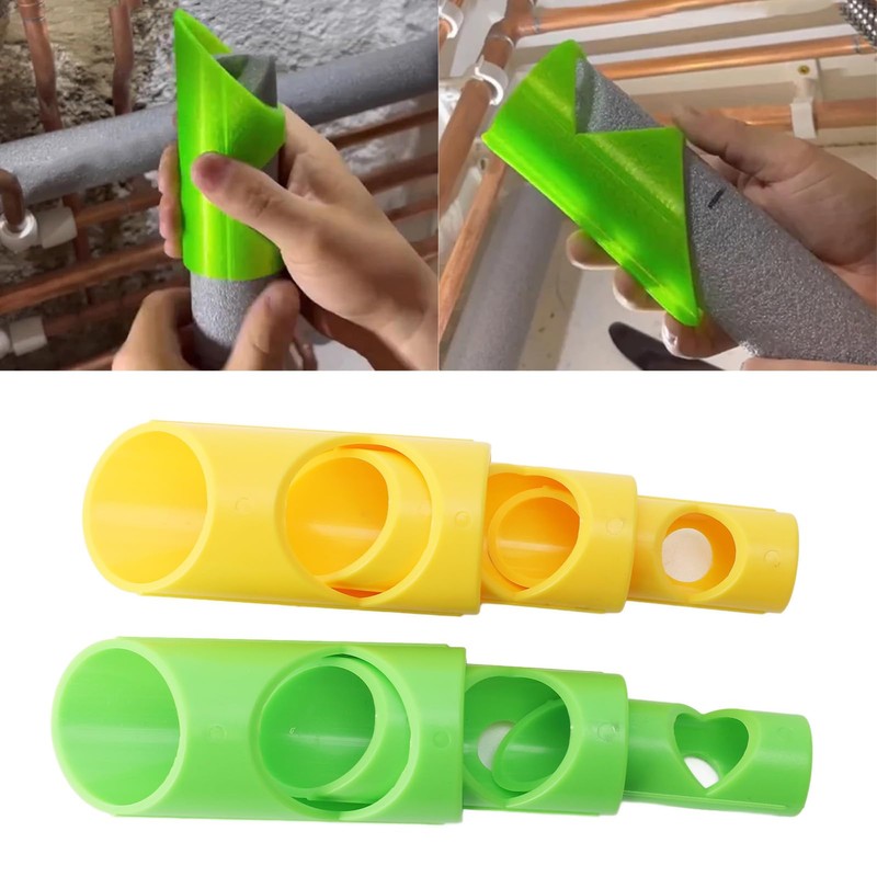 6PCS High Efficient Foam Pipe Cutter Tool Plastic Pipe Insulation