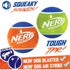 Nerf Dog Rubber Tennis Balls Squeaker Dog Toys 2 Pack